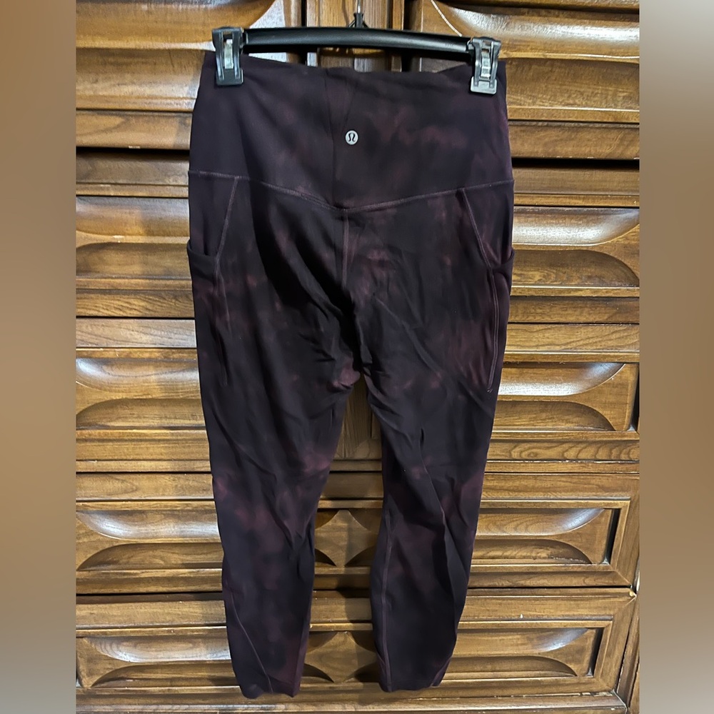 Lululemon Maroon Leggings